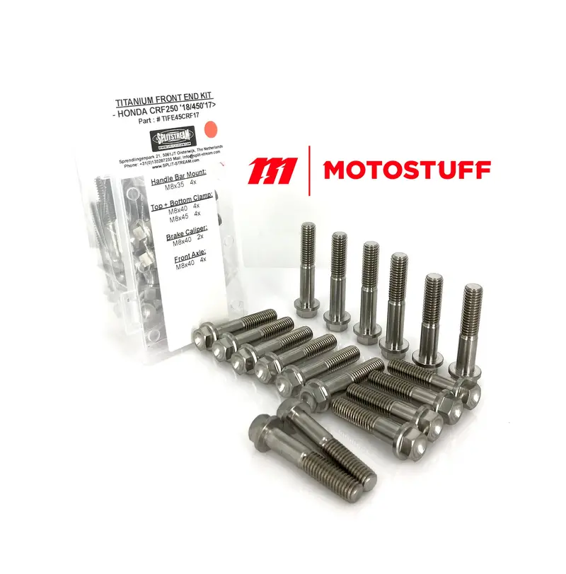 Titanium Front End Fastener Kit Honda 1