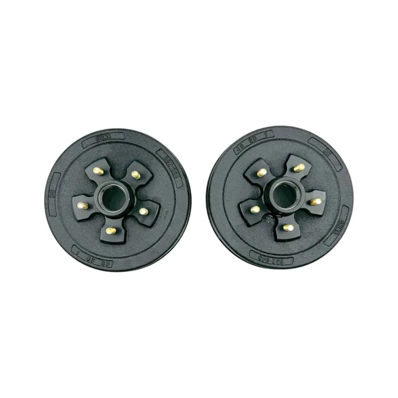 Trailer Brake Hub Drum For 3500 Lbs Axle (Set Of 2) 1