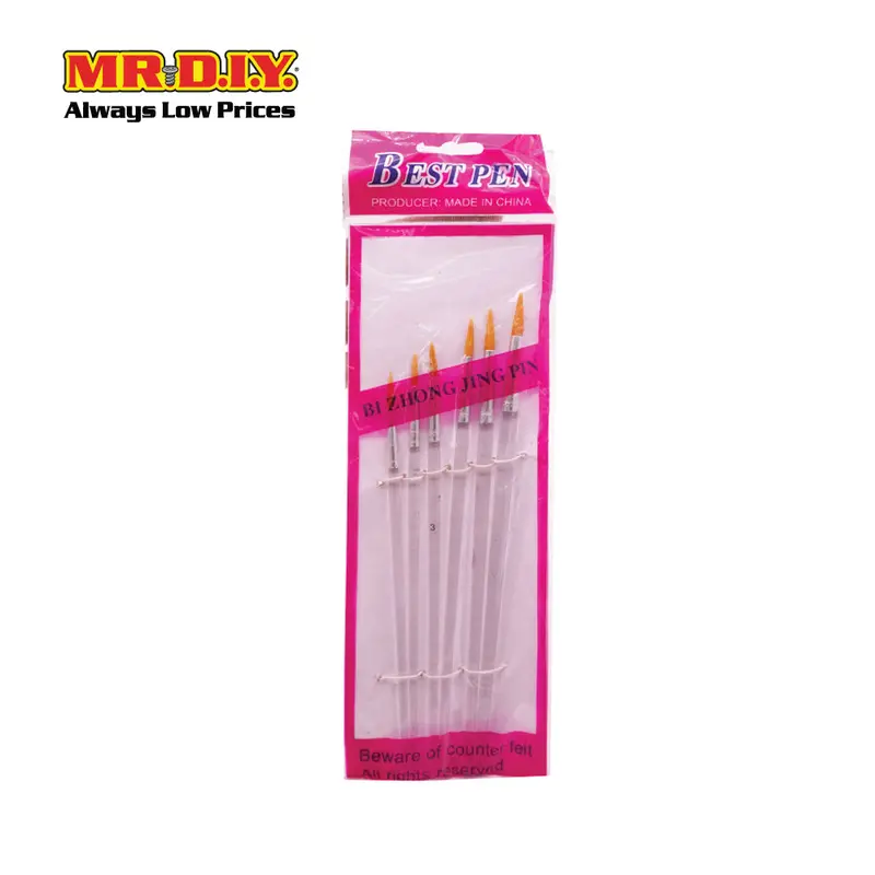 Water Colour Brush (Round) (6 Pieces) 1