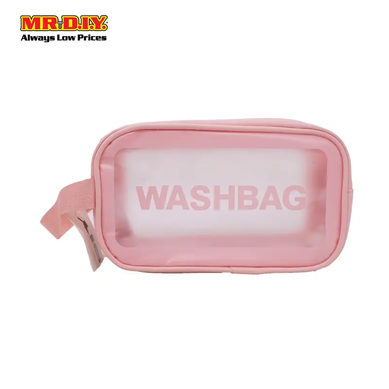Waterproof Washbag (17X27cm)- Pink 1