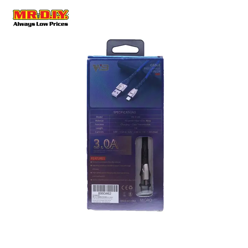 Wb Fast Charge Micro-Usb Data Cable 3.0A (1M) 1