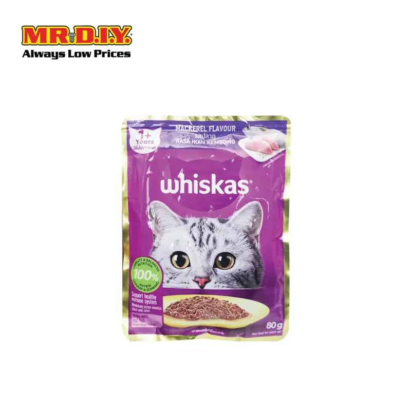Whiskas Pouch Fresh Fish Mackerel (85Gm) 1