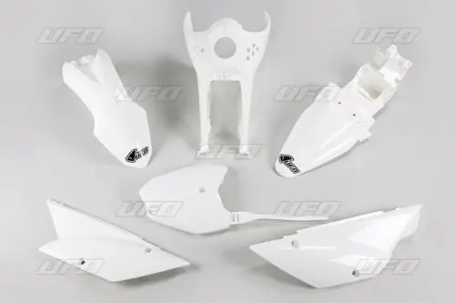 White Plastic Kit - Ufo - 2010+ Klx110 & Klx110l 1