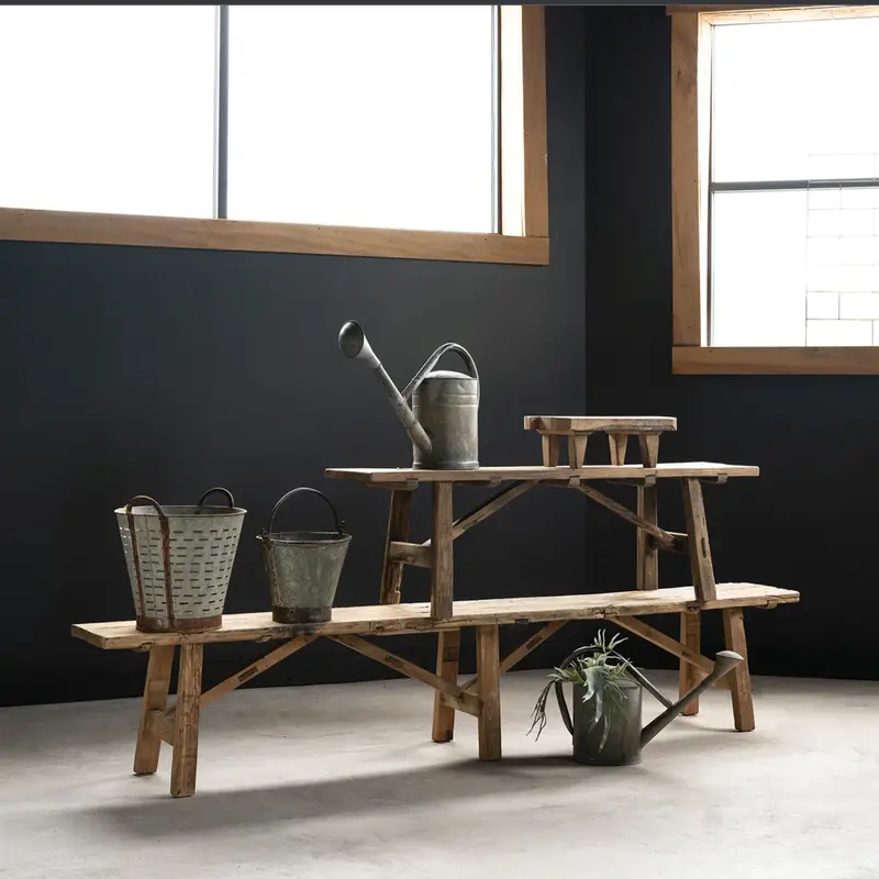 Wood Shop Long Bench - Matthew Izzo Collection 1