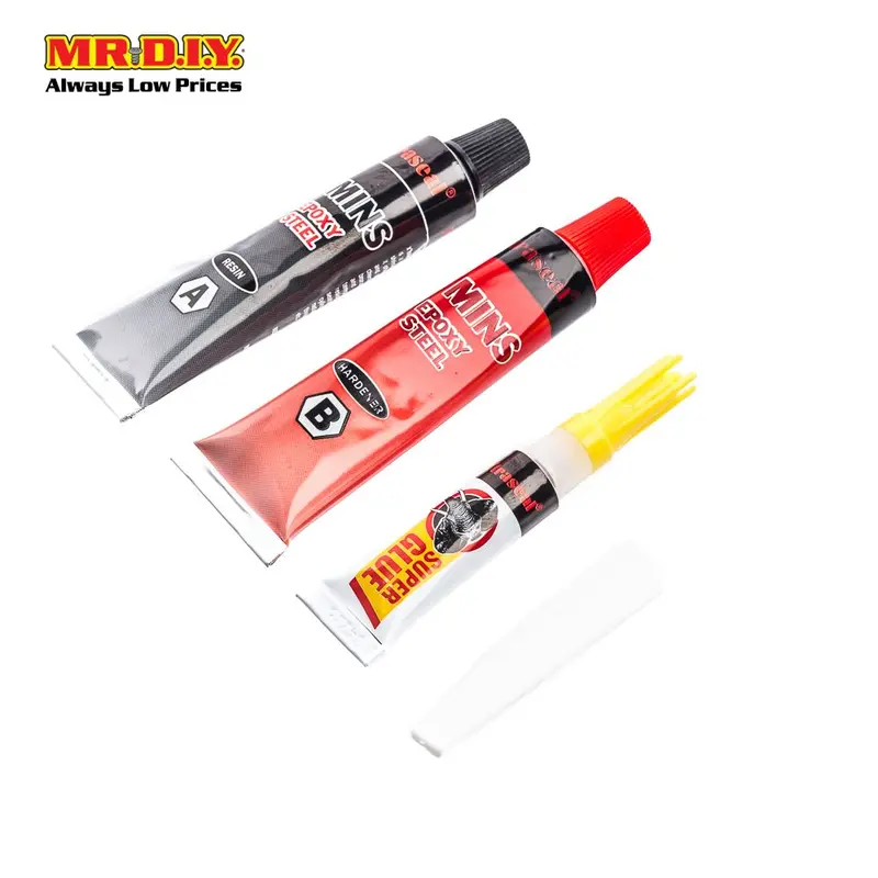 X'traseal 4 Minutes Epoxy Steel Adhesive Set (3Pcs) 1