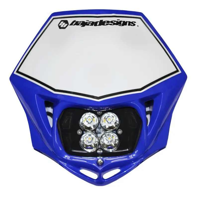 Baja Designs 557001Bu Squadron Sport Led Motorcycle Light – Blue Dc Output, Race-Ready Beam Pattern 1