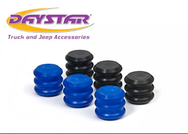Daystar Stinger Bump Stop Rebuild Kit – Includes Six Evs Inserts (3 Black + 3 Blue) 1