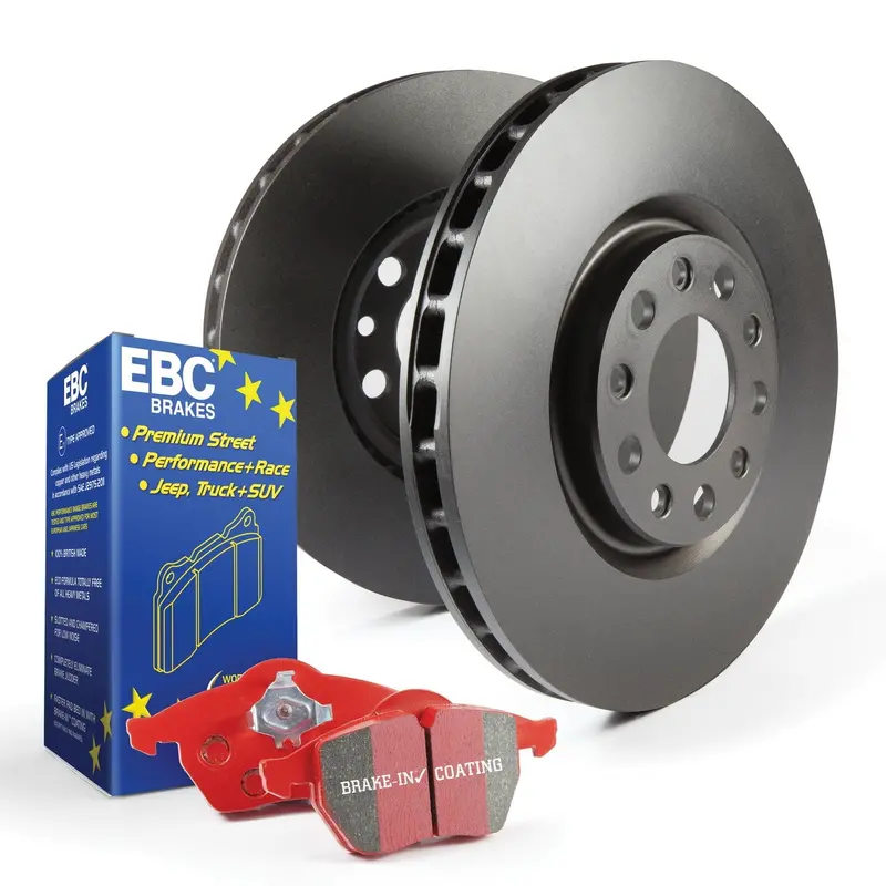 Ebc Redstuff High-Performance Brake Kit With Slotted Rk Rotors – S12 Series 1