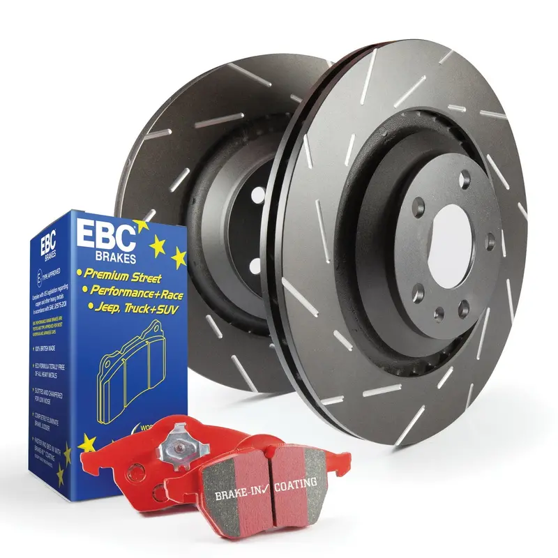 Ebc S4Kf1388 Redstuff Performance Brake Pad & Usr Slotted Rotor Kit 1