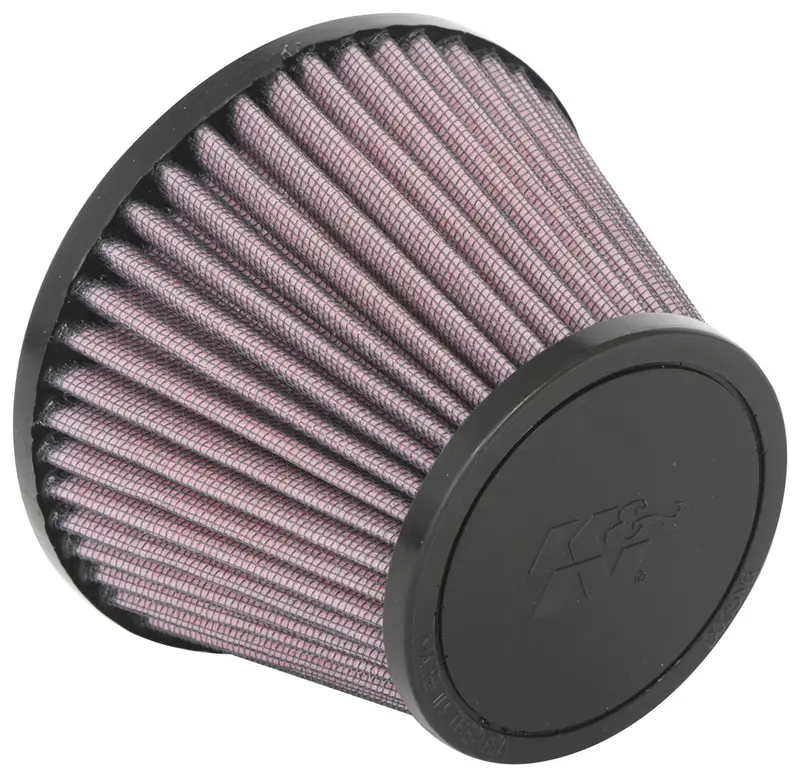 K&N Ru-1624 Universal Clamp-On High-Flow Air Filter – Reusable Design 1