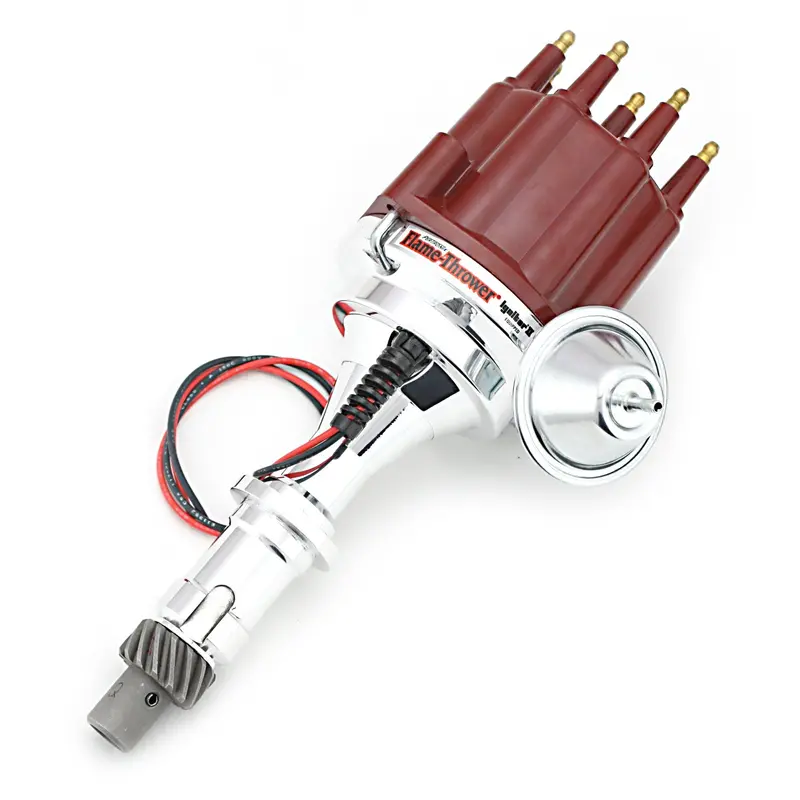 Pertronix Billet Distributor Cap With Vacuum Advance For Pontiac V8 Engines 1
