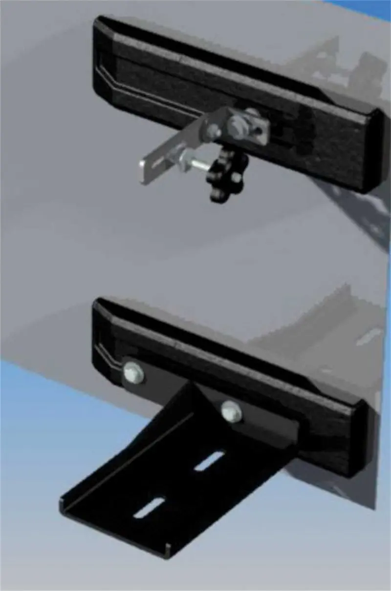 Rampage 86612 Adjustable High-Lift Jack Mount – Durable Black Powder-Coated Steel 1