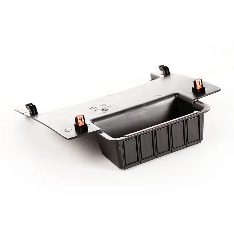 Rugged Ridge Lower Console Switch Panel Kit – 4-Switch Black Mounting Assembly 1