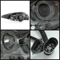 Spyder Auto 5073327 Halo Projector Headlights – Smoke Lens, Integrated Bulbs, Replaceable Leds (Pair) 1