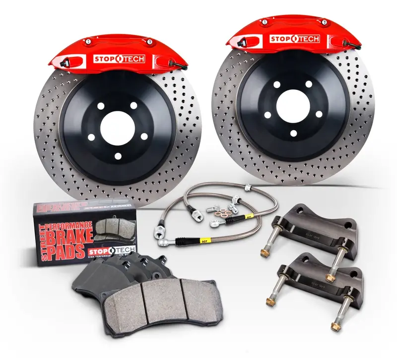 Stoptech Big Brake Kit – Front Single-Piece Slotted Rotor 1