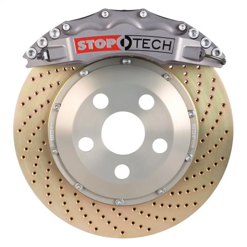 Stoptech Trophy Sport Big Brake Kit – Two-Piece Front Rotors With Caliper Brackets (Model 83.488.6700.R4) 1