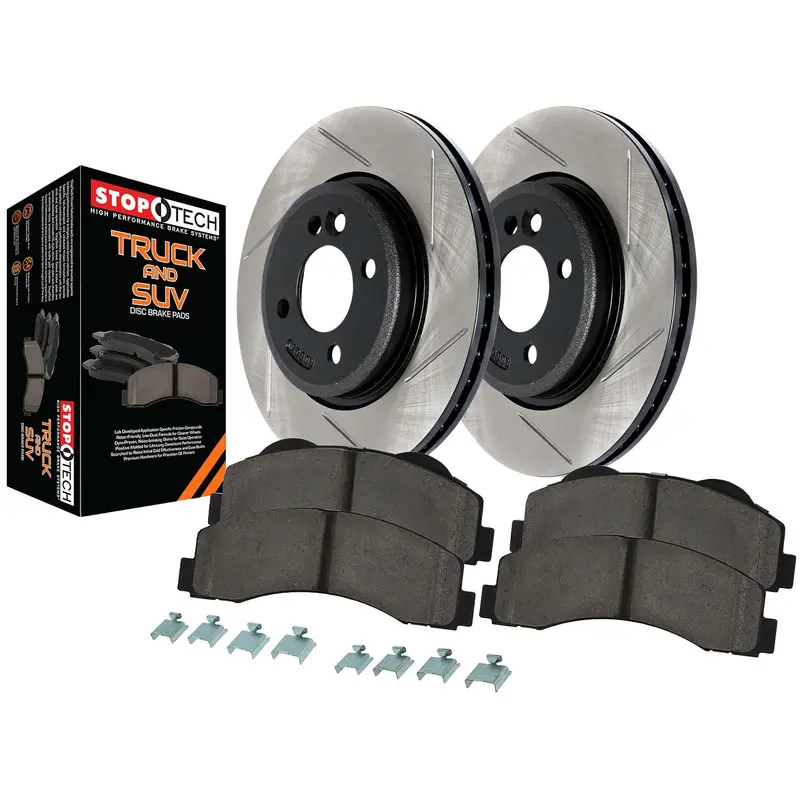 Stoptech Truck Axle Pack – Front Slotted Brake Rotors – 970.35051 1